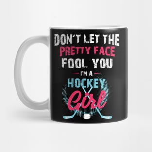 Funny Girl Ice Hockey , I'm A Hockey Girl Mug